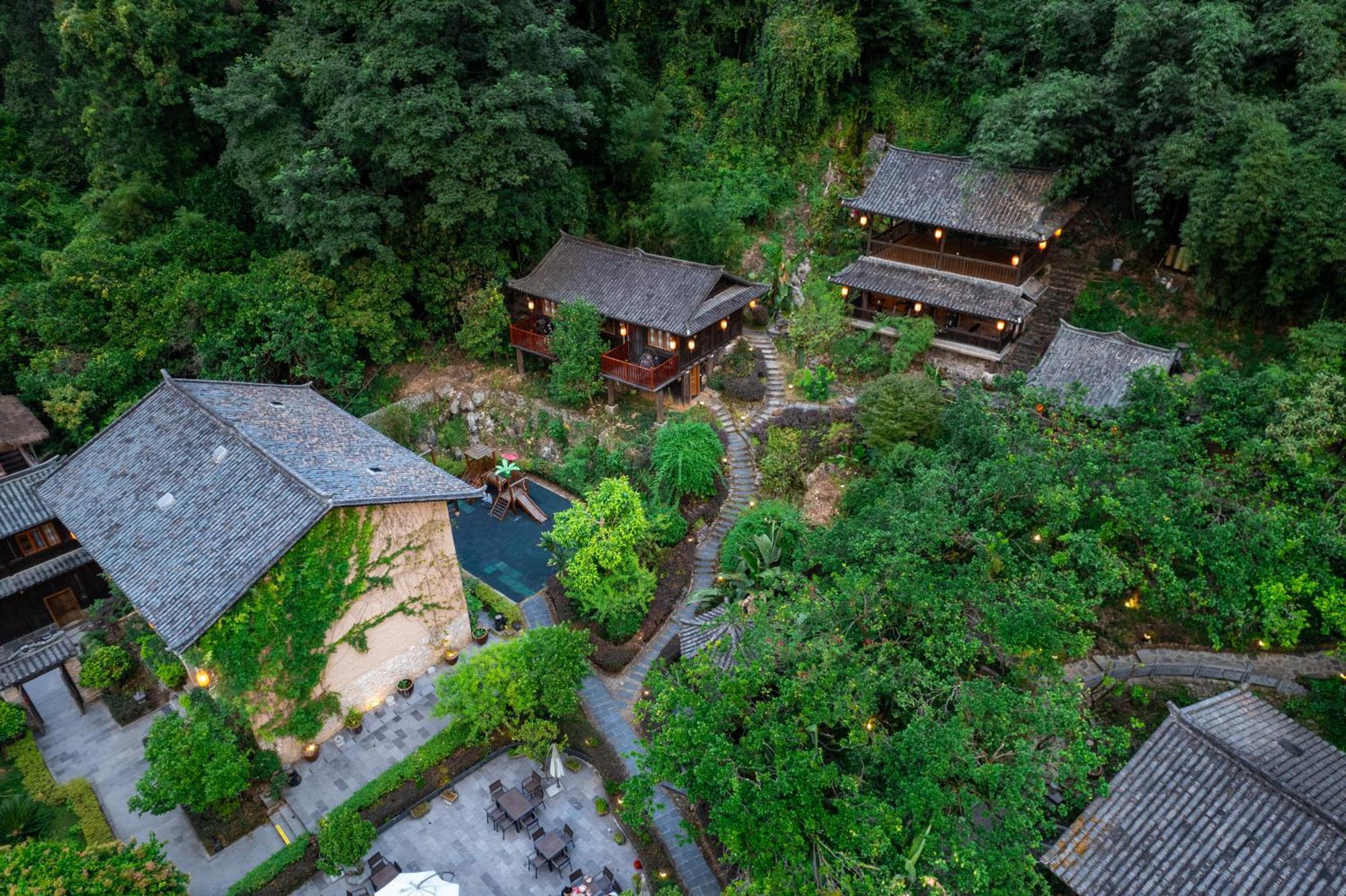 Yangshuo Ancient Garden Boutique Hotel-Free Pick Up From Airport Or Ts Over 3 Nights Exterior foto