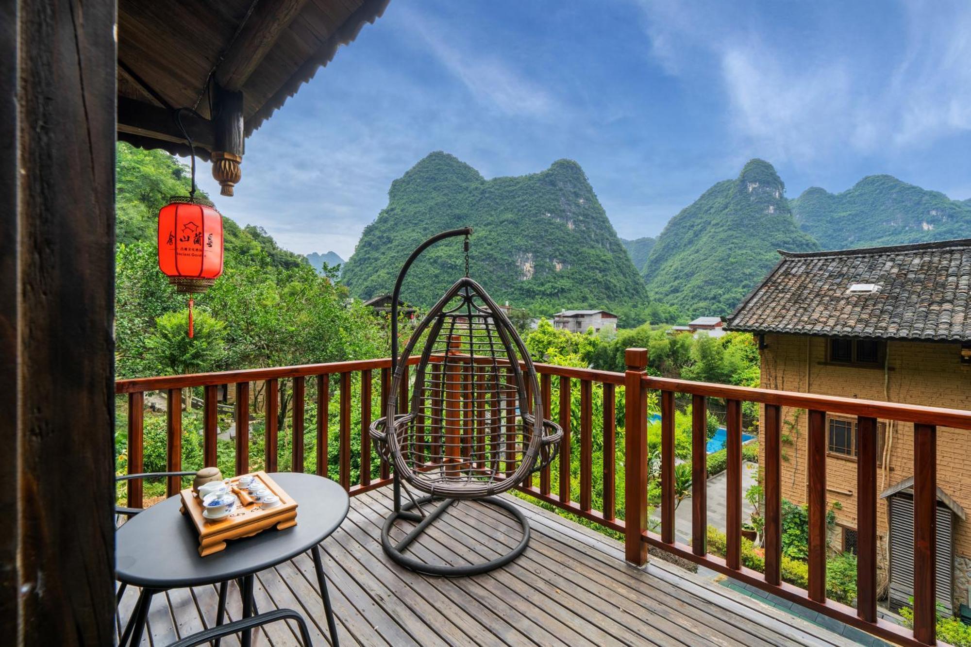 Yangshuo Ancient Garden Boutique Hotel-Free Pick Up From Airport Or Ts Over 3 Nights Exterior foto