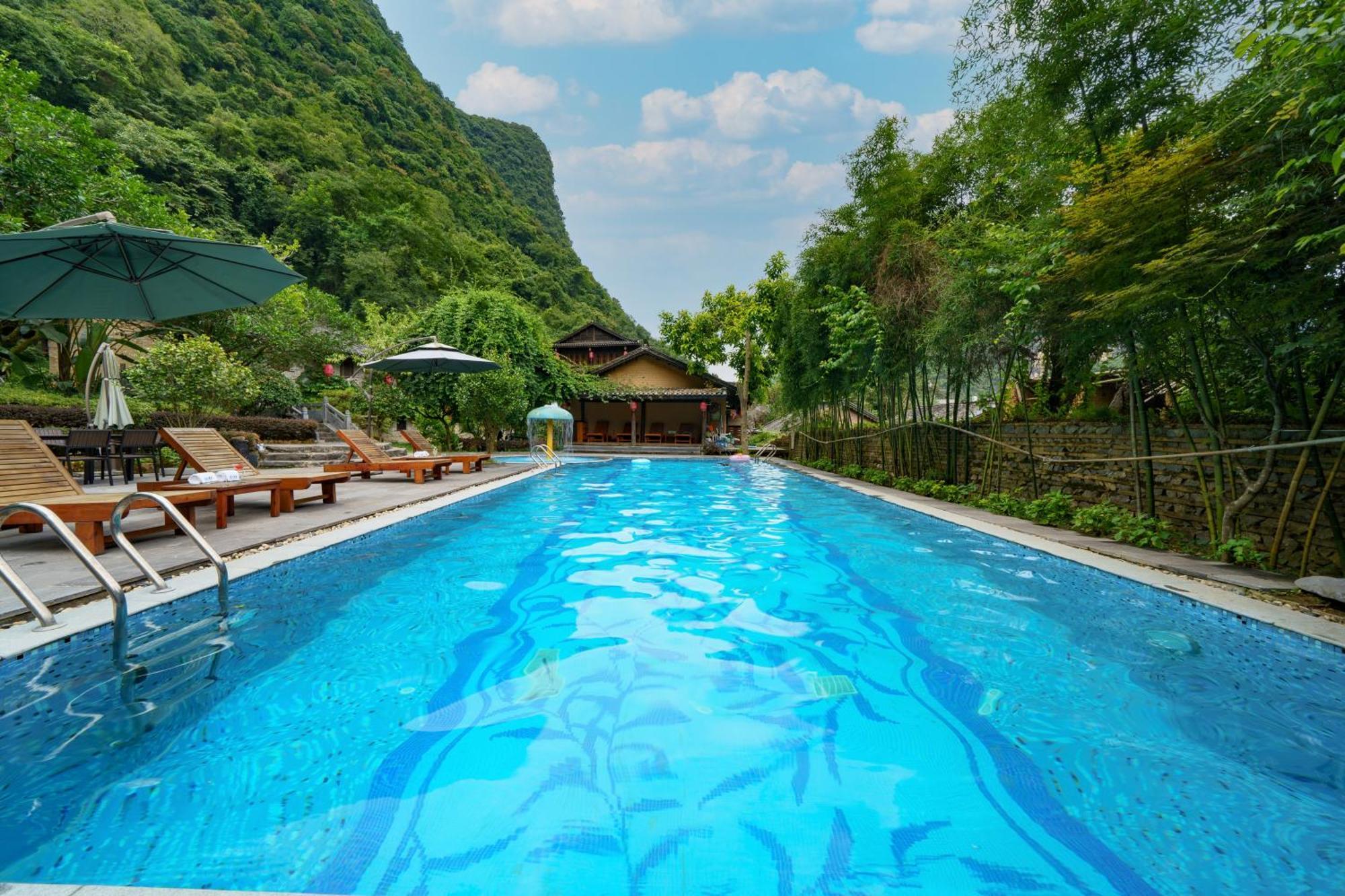 Yangshuo Ancient Garden Boutique Hotel-Free Pick Up From Airport Or Ts Over 3 Nights Exterior foto