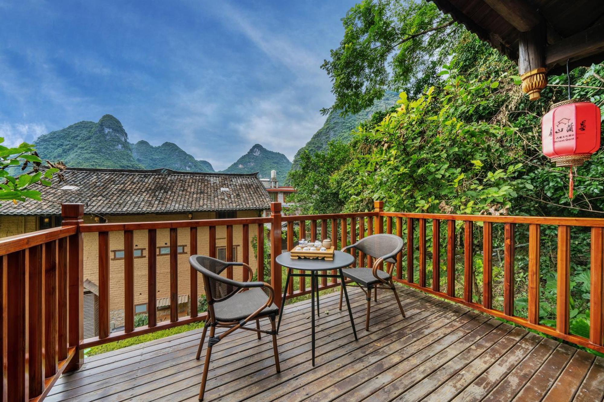 Yangshuo Ancient Garden Boutique Hotel-Free Pick Up From Airport Or Ts Over 3 Nights Exterior foto