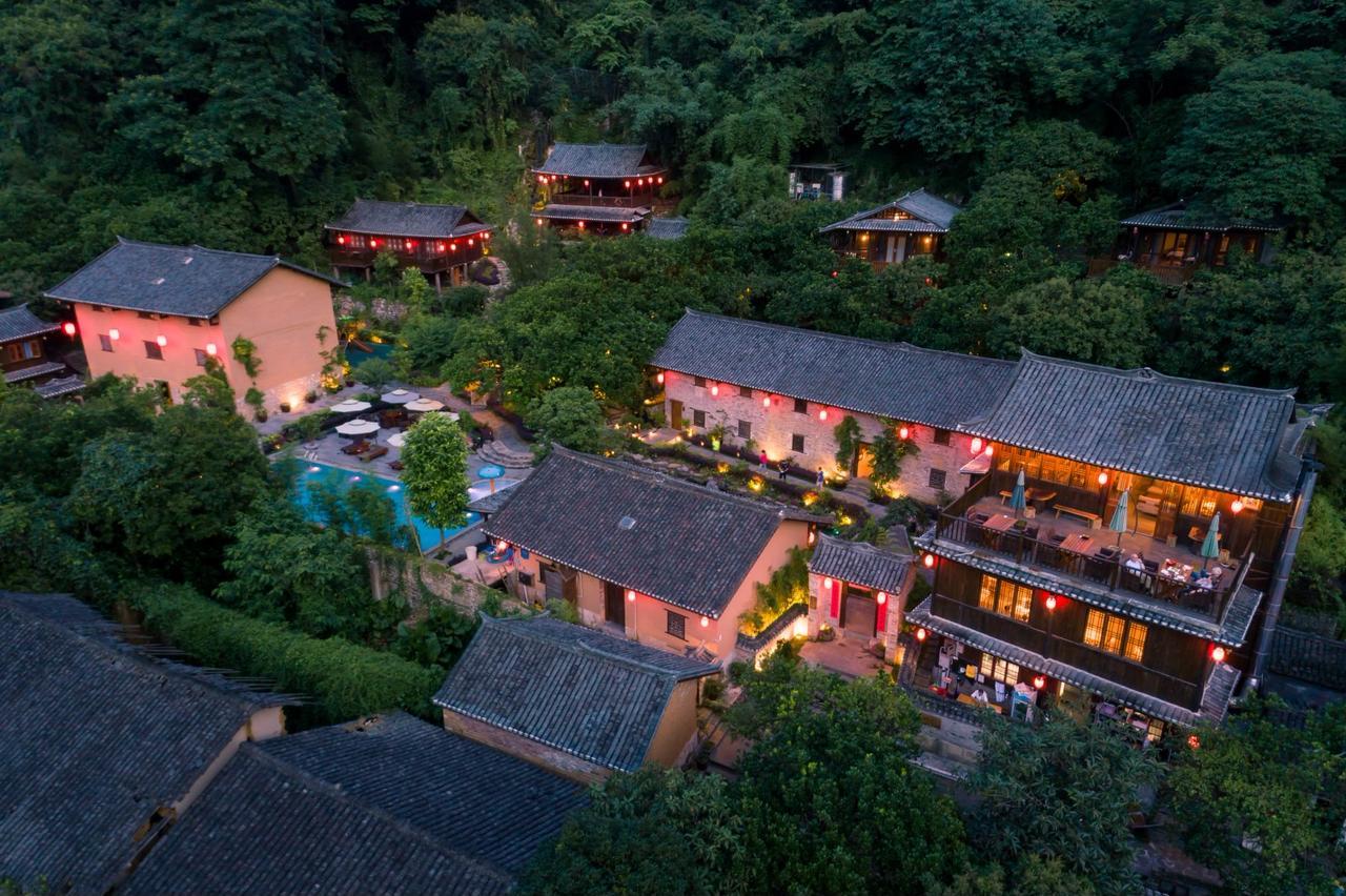 Yangshuo Ancient Garden Boutique Hotel-Free Pick Up From Airport Or Ts Over 3 Nights Exterior foto