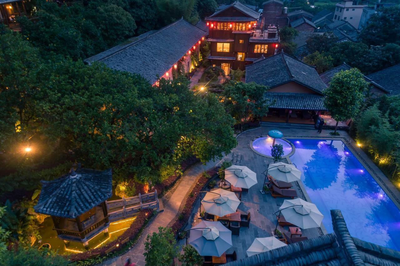 Yangshuo Ancient Garden Boutique Hotel-Free Pick Up From Airport Or Ts Over 3 Nights Exterior foto